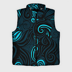 Мужской жилет Лазурные листья