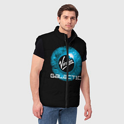 Мужской жилет Virgin Galactic Вирджин Галактик, цвет: 3D-черный — фото 2