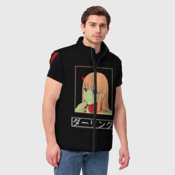 Мужской жилет Зеро ту ухмыляется любимый, цвет: 3D-красный — фото 2