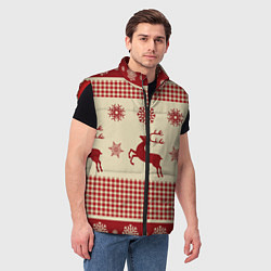 Мужской жилет Олени, цвет: 3D-красный — фото 2