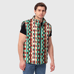 Мужской жилет Маленькие Ёлочки, цвет: 3D-светло-серый — фото 2