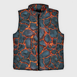 Мужской жилет Неоновая магма, цвет: 3D-красный