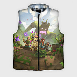 Мужской жилет МАЙНКРАФТ ГЕРОИ ПРОТИВ ЗЛА, цвет: 3D-черный