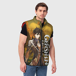 Мужской жилет Zhong Li Чжун ли, цвет: 3D-красный — фото 2