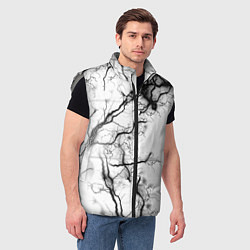 Мужской жилет Нейронные связи, цвет: 3D-светло-серый — фото 2