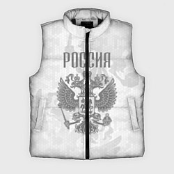 Мужской жилет Герб России, цвет: 3D-черный