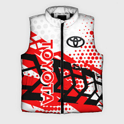 Мужской жилет Toyota Тойота, цвет: 3D-черный