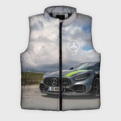 Мужской жилет Mercedes V8 Biturbo Racing Team AMG, цвет: 3D-черный