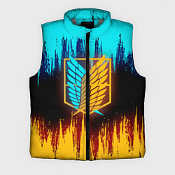 Мужской жилет Атака Титанов: Освещение, цвет: 3D-светло-серый