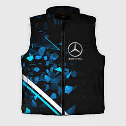 Мужской жилет Mercedes AMG Осколки стекла, цвет: 3D-черный