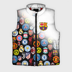 Мужской жилет FC BARCELONA LOGOBOMBING, цвет: 3D-красный