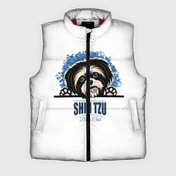 Мужской жилет Ши-Тцу Shih-Tzu, цвет: 3D-красный