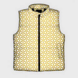 Мужской жилет Цветок Жизни золото