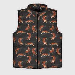 Мужской жилет Тигр-хищник в облаках, цвет: 3D-черный