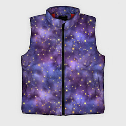 Мужской жилет Акварельная ночь, цвет: 3D-красный