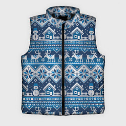 Мужской жилет Christmas Pattern, цвет: 3D-черный