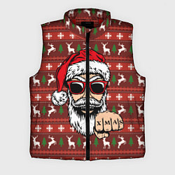Мужской жилет Bad Santa Плохой Санта, цвет: 3D-красный