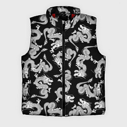 Мужской жилет Драконыdragon, цвет: 3D-красный