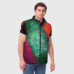 Мужской жилет ТРИ УДОВОЛЬСТВИЯ, цвет: 3D-красный — фото 2