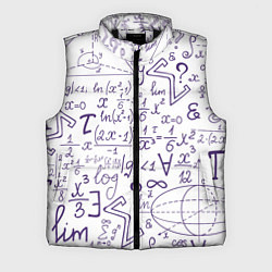 Мужской жилет МАТЕМАТИЧЕСКИЕ ФОРМУЛЫ НАУКА, цвет: 3D-черный