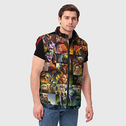 Мужской жилет HEROES DOTA 2 ПЕРСОНАЖИ ДОТА 2, цвет: 3D-красный — фото 2