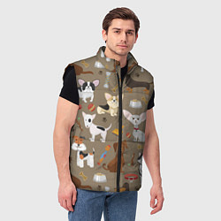 Мужской жилет У меня есть собака, цвет: 3D-черный — фото 2