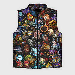 Мужской жилет DOTA 2 ВСЕ ПЕРСОНАЖИ В ЦВЕТЕ, цвет: 3D-светло-серый