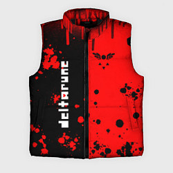 Мужской жилет Deltarune black & red, цвет: 3D-черный