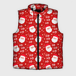 Мужской жилет САНТА КЛАУС НОВЫЙ ГОД, цвет: 3D-черный