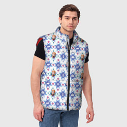 Мужской жилет Pattern Frozen, цвет: 3D-красный — фото 2
