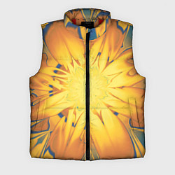 Мужской жилет Солнечный цветок Абстракция 535-332-32, цвет: 3D-красный