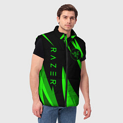 Мужской жилет RAZER GREEN, цвет: 3D-черный — фото 2