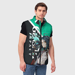 Мужской жилет СЯО XIAO ГЕНШИН, цвет: 3D-черный — фото 2