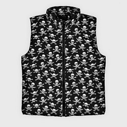 Мужской жилет Roger skull, цвет: 3D-черный