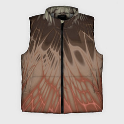 Мужской жилет Коллекция Rays Лучи Коричневый Абстракция 662-27-w, цвет: 3D-светло-серый