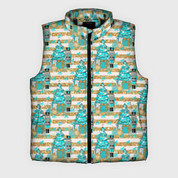 Мужской жилет Щелкунчик Новый год, цвет: 3D-черный