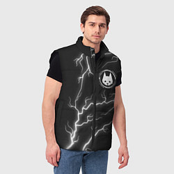 Мужской жилет Stray: Lightning, цвет: 3D-черный — фото 2