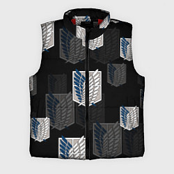 Мужской жилет АТАКА ТИТАНОВ ЛОГОТИП С ТЕНЬЮ