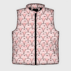 Мужской жилет Пухлые хрюни, цвет: 3D-черный