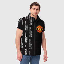 Мужской жилет МАНЧЕСТЕР ЮНАЙТЕД Абстракция, цвет: 3D-светло-серый — фото 2