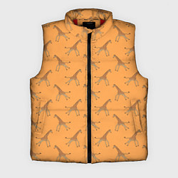 Мужской жилет Жирафы паттерн, цвет: 3D-красный