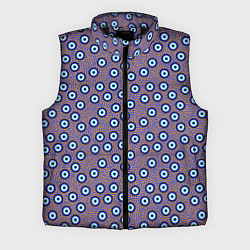 Мужской жилет Глаза от сглаза паттерн крупно