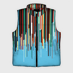 Мужской жилет Glitch pattern 2087