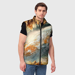 Мужской жилет Песчаный Космос, цвет: 3D-черный — фото 2