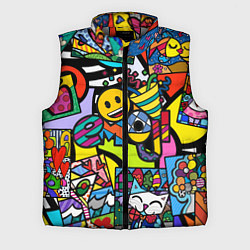 Мужской жилет Romero Britto - emoji