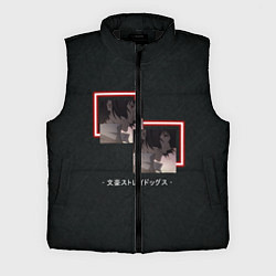Мужской жилет Дазай Осаму в неоновых квадратах Великий из бродяч