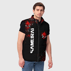 Мужской жилет КИБЕРПАНК 2077 SAMURAI CYBERPUNK 2077, цвет: 3D-черный — фото 2