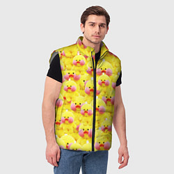 Мужской жилет УТОЧКА ЛАЛАФАНФАН - УТЯ, цвет: 3D-светло-серый — фото 2
