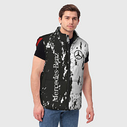 Мужской жилет Mercedes-Benz далматинец, цвет: 3D-красный — фото 2