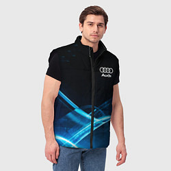 Мужской жилет Ауди текстура, цвет: 3D-черный — фото 2